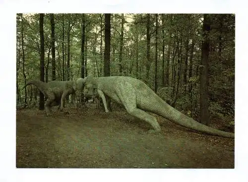 Ak Kleinwelka Kreis Bautzen DDR 1986 10 Karten Dinosaurierpark