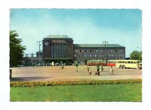 Ak Zwickau Sachsen Hauptbahnhof Robert Schumann Stadt 1965