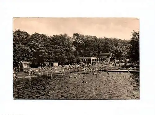 Ak Wünsdorf Kreis Zossen Bad 1959 Menschen im Freibad