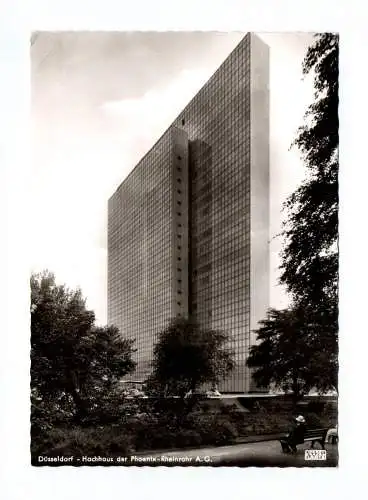 Ak Düsseldorf Hochhaus der Phoenix Rheinrohr AG 1966