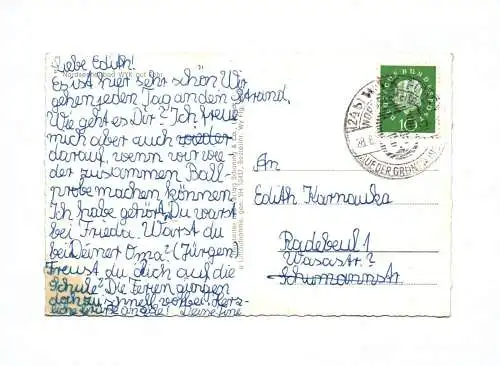 Ak Nordseeheilbad Wyk auf Föhr 1959