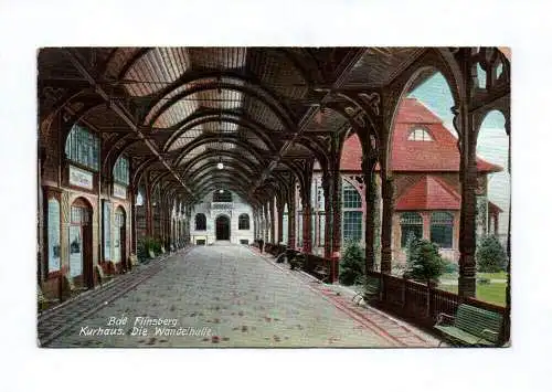 Ak Bad Flinsberg Kurhaus Die Wandelhalle  Polen