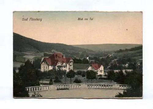 Ak Bad Flinsberg Blick ins Tal