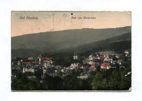 Ak Bad Flinsberg Blick vom Waldfrieden