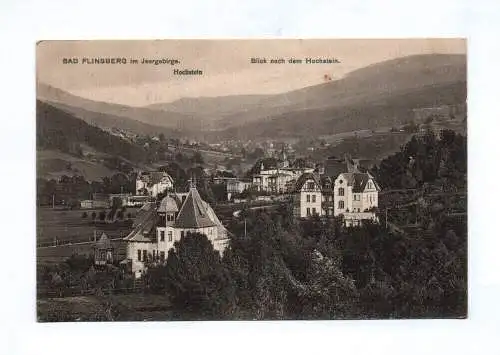 Ak Bad Flinsberg im Isergebirge Hochstein Blick nach dem Hochstein 1910