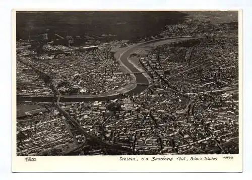 Ak Dresden vor der Zerstörung 1945 Blick von Westen
