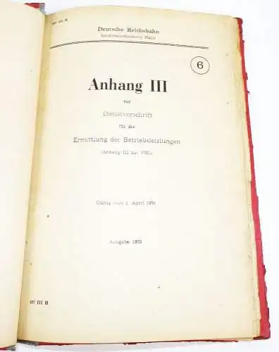 Sammlung betrieblicher Vorschriften Deutsche Reichsbahn Direktion Halle 1963