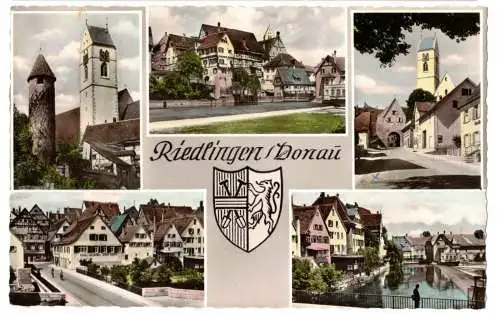 Ak Riedlingen Donau Ansichten Mehrbild 1960er