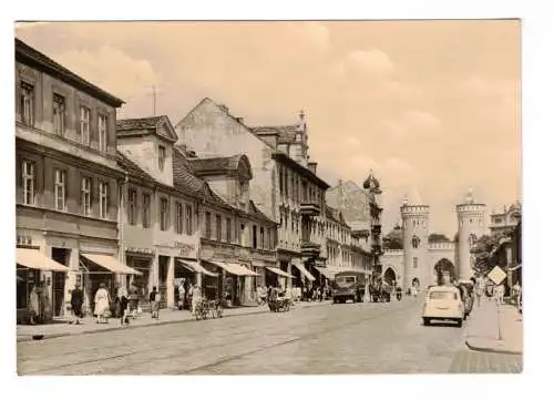 Ak Potsdam Friedrich-Ebert-Straße und Nauener Tor 1963 DDR