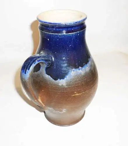 DDR Keramik Krug mit Etikett am Boden  design deko vintage 