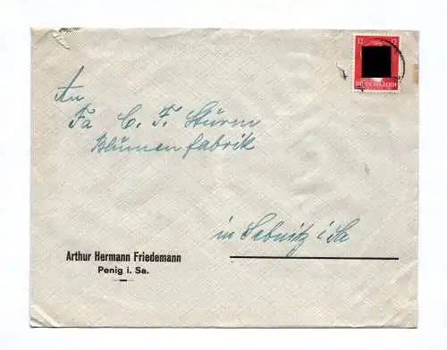 Arthur Hermann Friedemann Penig in Sachsen Brief 1942