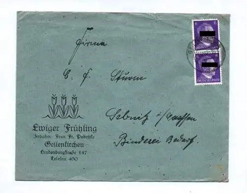 Brief Ewiger Frühling Fr Padotzke Geilenkirchen 1942