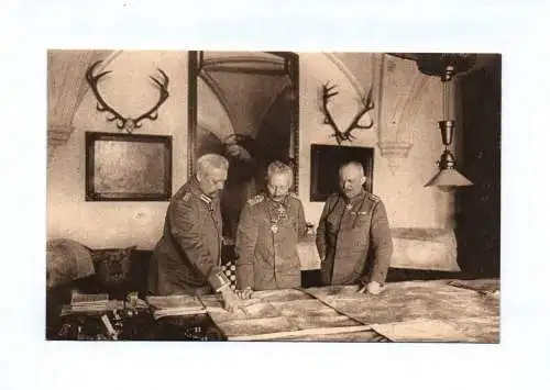 Foto Ak 1 Wk Im großen Hauptquartier im Januar 1917 Feldpost