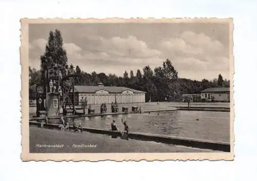 Foto Ak Markranstädt Familienbad