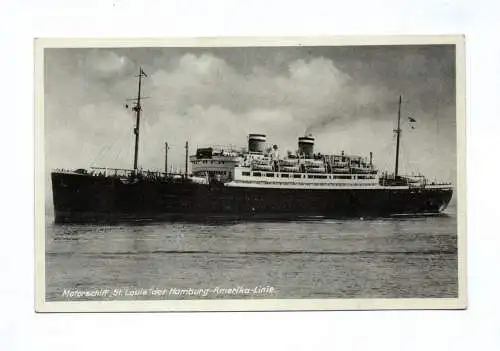 Ak Motorschiff St. Louis Hamburg Amerika Linie 1935