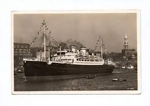 Ak M. S. St. Louis der Hamburg Amerika Linie 1935