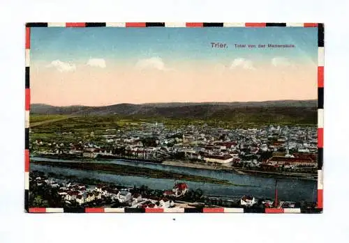 Ak Trier Total von der Mariensäule