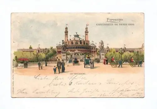 Künstler Ak Exposition Universelle de Paris 1900 Le Trocadero