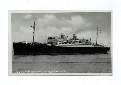 Ak Motorschiff St. Louis 1935 Hamburg Amerika Linie