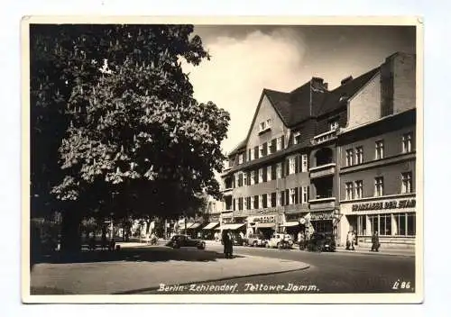 Foto Ak Berlin Zehlendorf Teltower Damm 1956