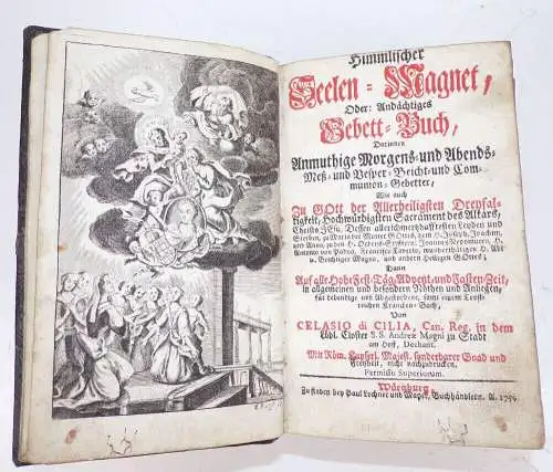 Himmlischer Seelen Magnet andächtiges Gebetsbuch 1759