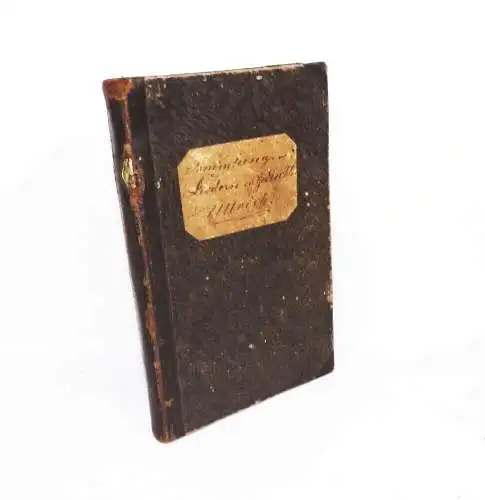 Handgeschriebenes Buch um 1870 Lieder und Gedichte