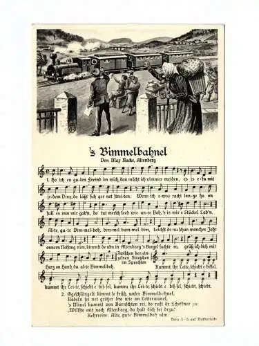 Lieder Ak Bimmelbahnel 1938