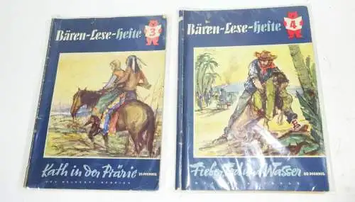 Bären - Lese - Hefte von Nr 1 bis Nr 7 komplett DDR Abenteuer Romane Hefte !