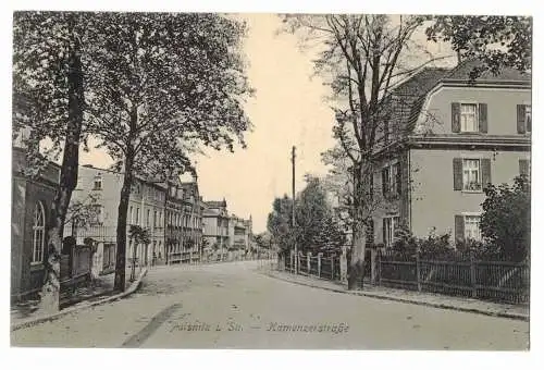 Ak Pulsnitz i. Sa. Kamenzerstraße 1937