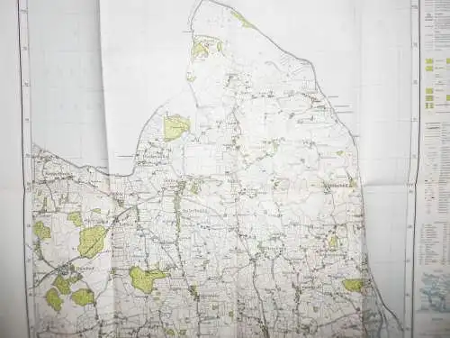 Landkarte Gelting 1926 Hasselberg Düttebüll Nieby Ohrfeld Meßtischblatt 168 (L