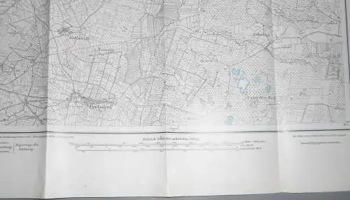 Landkarte Drelsdorf 1919 Goldebel Joldehund 6 Infanterie Regiment 12 Kompanie (L
