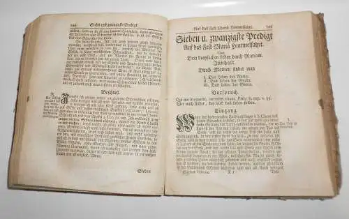 Martino Marckard Ehren und Sitten Reden Festtagen Jesu Christi 1767 Würzburg