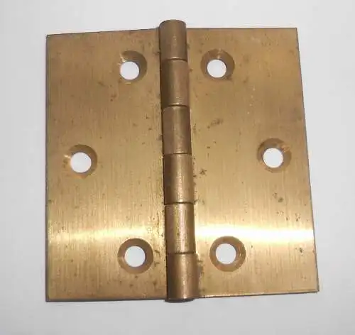 Metall 100 mm Türriegel + 2 Messing Türscharniere !