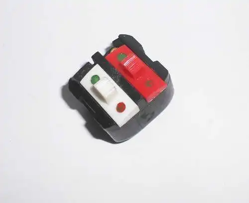 DDR Wechselschalter Kunststoff Geräteschalter 2,5/250 Ersatzteil NOS Elektriker
