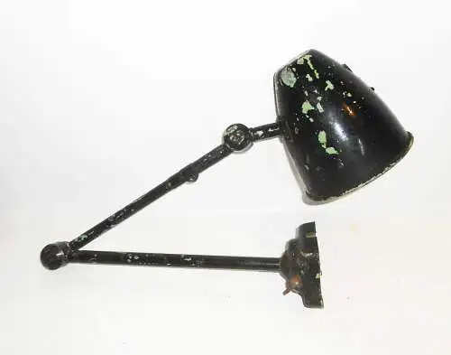 Werkstattlampe Arbeitslampe wohl Midgard 1940er Art Deco Industrie Design 
