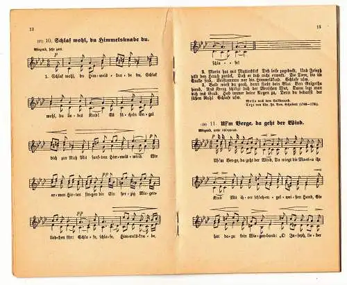 Weihnachten im Volkslied Adolf Müller Dresden Zinzendorfhaus 1910er ! (H4