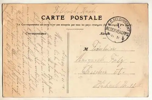 Ak Montmedy Entree de la Ville Route de Stenay France 1914 ! (A2491