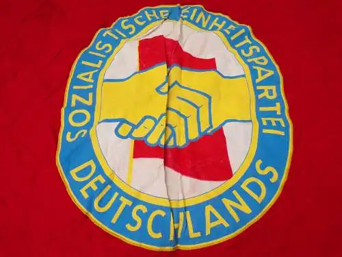 Alte Fahne Sozialistische Einheitspartei Deutschlands SED Flagge Baumwolle