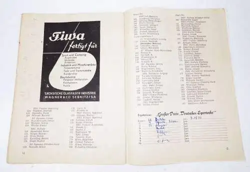 Großer Preis Deutsches Sportecho Rund um Sebnitz Radrennen 1962 