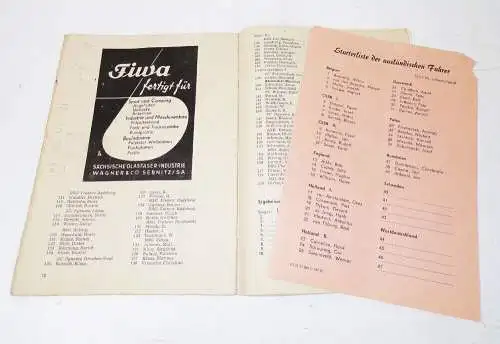 Großer Preis Deutsches Sportecho Rund um Sebnitz Radrennen 1962 