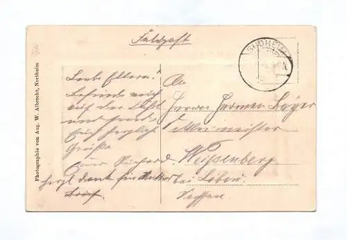 Künstler Ak Northeim St. Sixtikirche mit Anlagen 1916 Feldpost