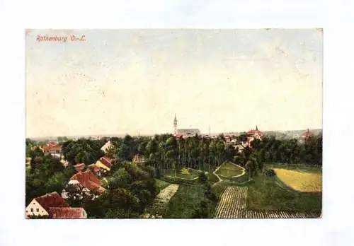 Künstler Ak Rothenburg Oberlausitz 1 Wk 1916