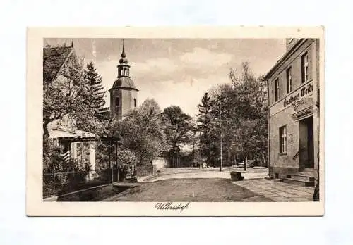 Ak Ullersdorf Kirche Gasthaus