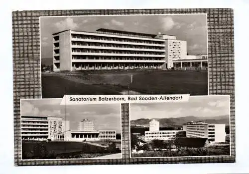Ak Sanatorium Balzerborn Bad Sooden Allendorf 1967