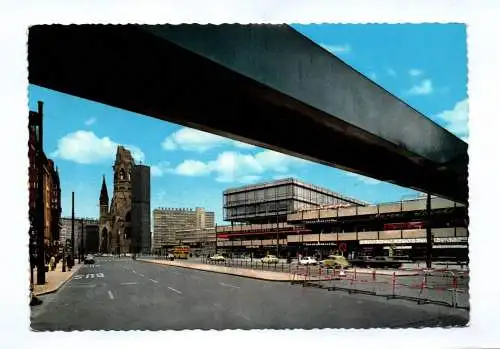 Ak Berlin Tauentziehstraße Europa Center Kaiser Wilhelm Gedächtniskirche 1966