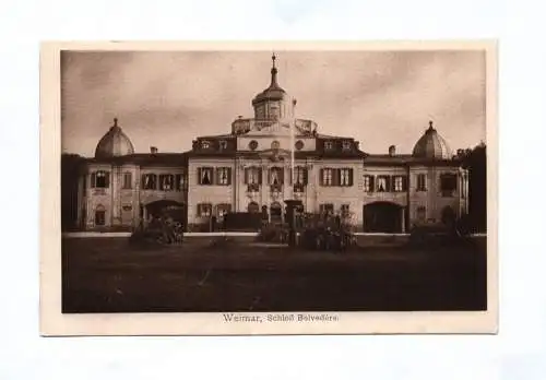 Ak Weimar Schloß Belvedere 1924