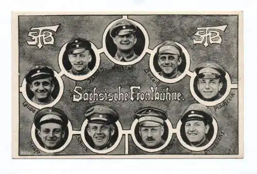 Ak SFB Sächsische Frontbühne 1899 Stempel Sammlung Wollmann