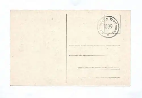 Ak SFB Sächsische Frontbühne 1899 Stempel Sammlung Wollmann