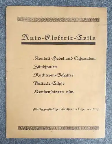 Oldtimer Katalog 1938 Öldosen Sattel Lausitzer Fahrrad Engrohaus Tacho