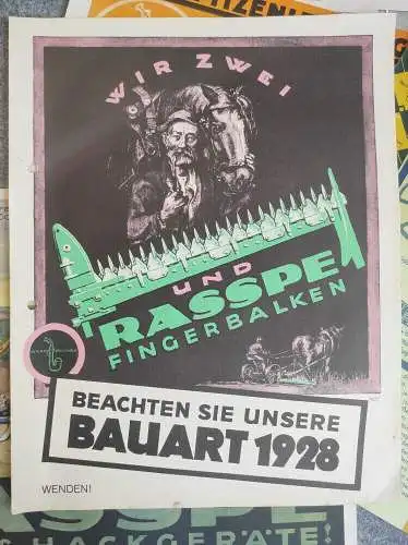 Werbedruck P D Rasspe Söhne Solingen 1928 Preisliste